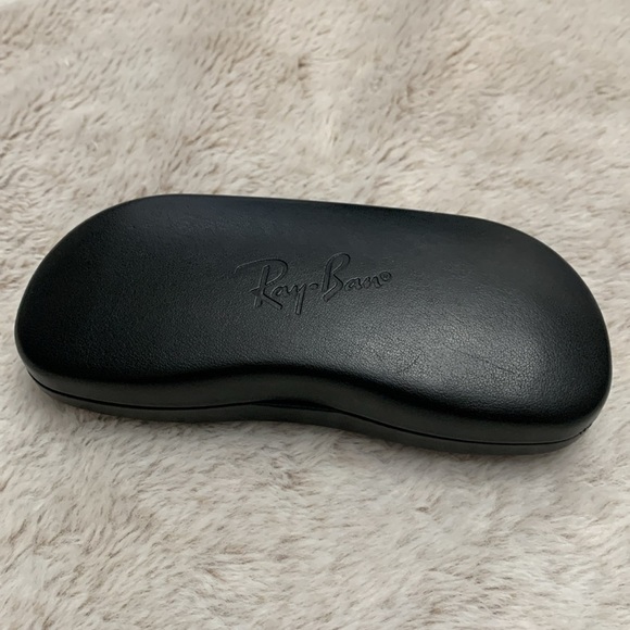❤Ray Ban Hard Glasses Clamshell Case Black - Picture 2 of 2